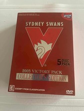 Sydney Swans 2005 Victory Pack Collectors Edition 5 Disc DVD Set AFL Finals