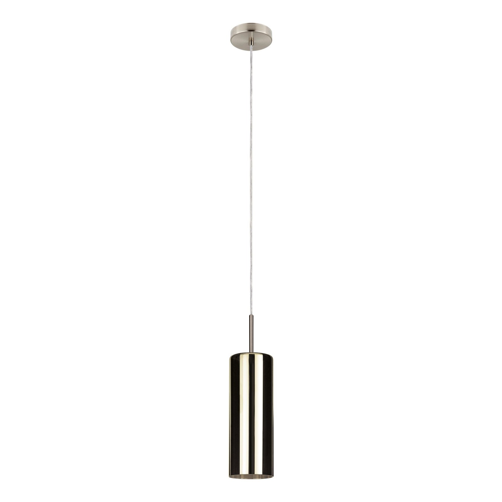 SELVINO NICKEL MATTE/ GOLD HANGING SOCKET 1X E27/ 15W 98696