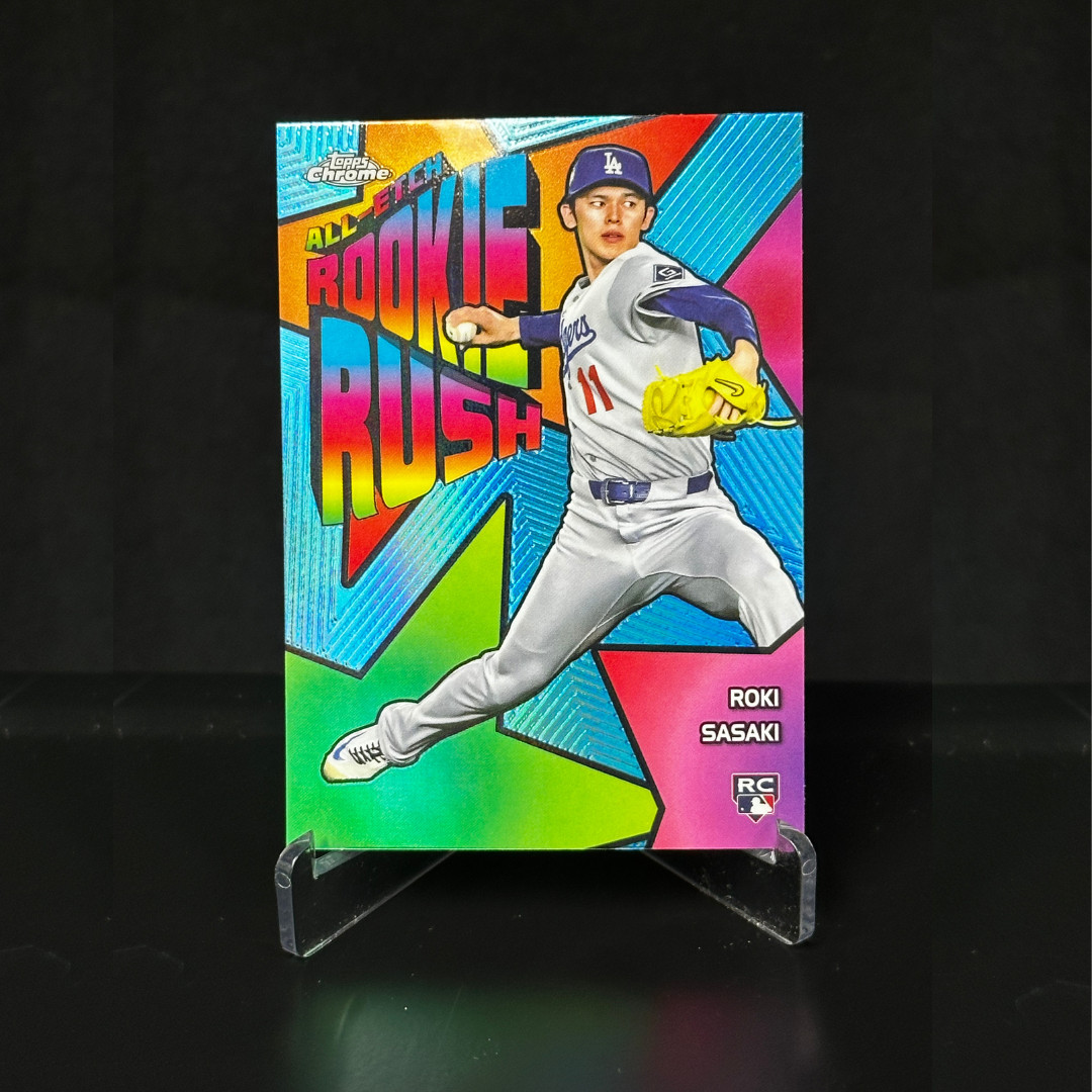 Roki Sasaki 2025 Topps Chrome - All-Etch Rookie Rush (RC)