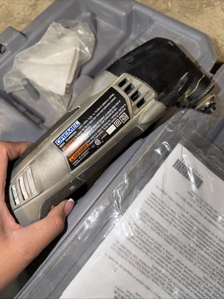 Herramienta Dremel Multi-Max MM20 con estuche, manual del propietario Foto 3 de 4