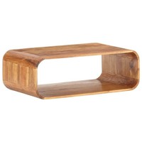 Akazie Massiv Couchtisch 90X50X30Cm Beistelltisch Wohnzimmertisch vidaXL