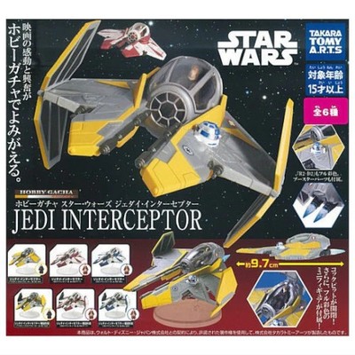 Star Wars Jedi Interceptor Hobby Gacha Series Takara Tomy 2-Inch Mini-Figure