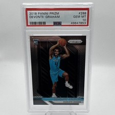 2018-19 Prizm Devonte' Graham RC Rookie #288 Hornets PSA 10