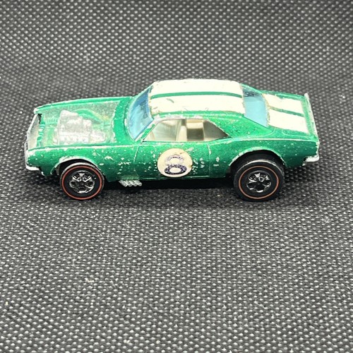 Vintage 1969 Hot Wheels Redline – Heavy Chevy Camaro #9 – Chrome Argenté – 1:64 Hong Kong
