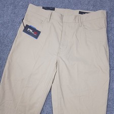 RLX Ralph Lauren Golf Pants Tailored Fit Lightweight Khaki Men's Size 34x32