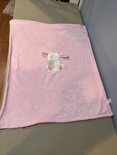 Snuggle Baby Soft Pink Fleece Blanket   Easter Theme