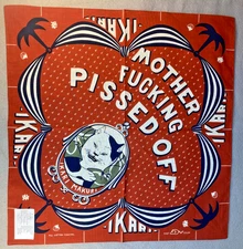 Kapital Capital Red Cat Bandana  IKARI MAKURI   From Japan New