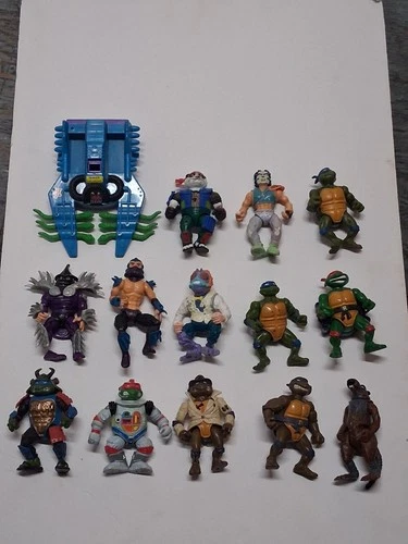 Vintage TMNT Action Figure Lot 80's- 90's As Is