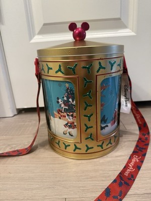 Disney Parks Christmas 2024 Music box popcorn tin