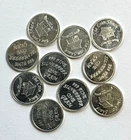 Miscellaneous Lot of 1 gr .999 Fine Silver Rounds, NR.