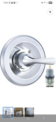 Replacement for Delta Classic 13 Series Single-Function Trim Kit, T13020 Chrome