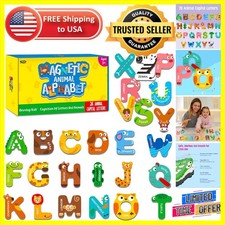 Cute and Colorful Magnetic Alphabet Letters with Animals - Learning Made Fun 
