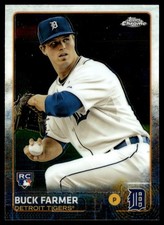 2015 Topps Chrome Buck Farmer Rookie Detroit Tigers #171
