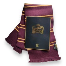 Harry Potter Gryffindor Scarf Noble Collection Madam Malkin Box 100 Lambswool