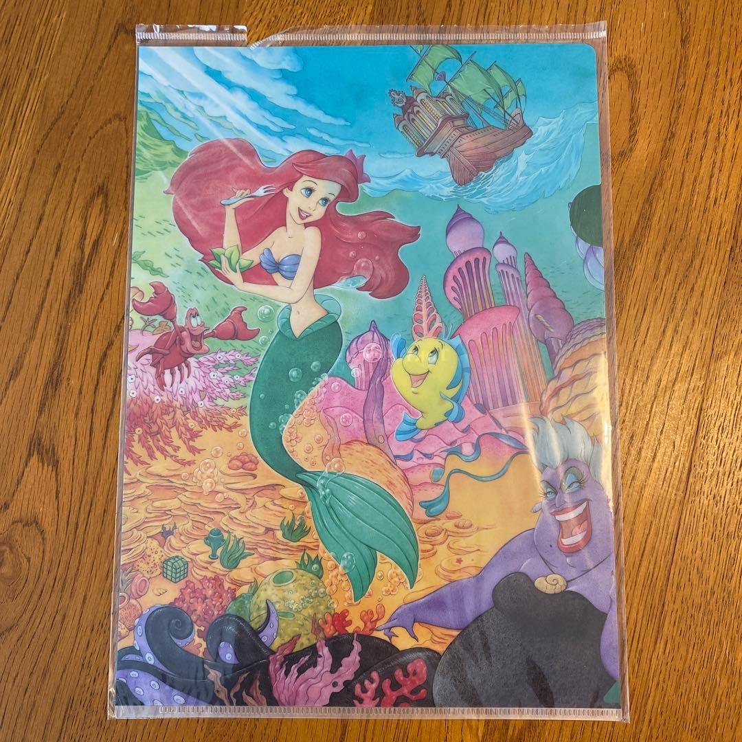 Tokyo DisneySea Little Mermaid Ariel A4 Clear File Folder New Sealed
