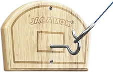 Deluxe Hook and Ring Toss Game, Outdoor Indoor Toss Game Set, Throwing Toys for 