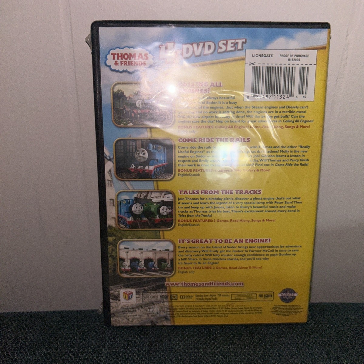 Thomas Friends: Lets Explore with Thomas (DVD, 2012, 4-Disc Set