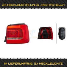 2X HELLA HECKLEUCHTE  LINKS + RECHTS FÜR VW TOURAN 1T3 2.0 TDI