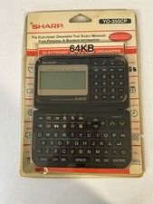 Sharp 64KB Electronic Schedule Organizer, To Do List, Expenses Model YO-350CP