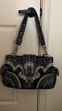 Western Cowgirl purse black