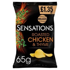 Walkers Sensations Chicken & Thyme Sharing Crisps 18 x 65g PMP RRP £1.35