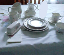 Pfaltzgraff Tea Rose Dishes, Bakeware, Extras, GREAT Condition 150 Lot Pickup