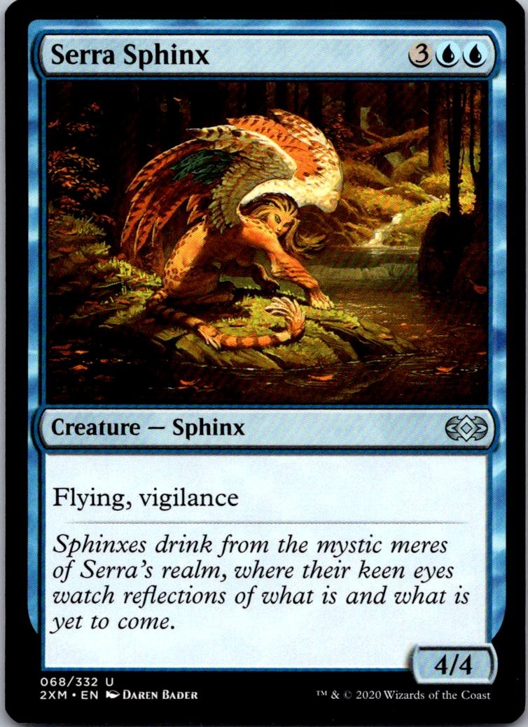 SERRA SPHINX 68 UC DOUBLE MASTERS MAGIC: THE GATHERING NEAR MINT