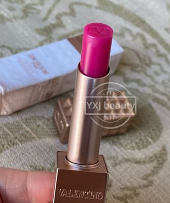 New Boxed Spike Valentino Hydrating Disco Lip Blam~302R Extra Pink~Full Size