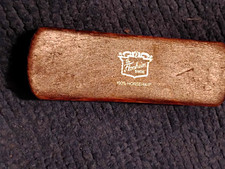 Vintage Florsheim 100 Horsehair Shoe Brush Wood Handle Dark Bristles