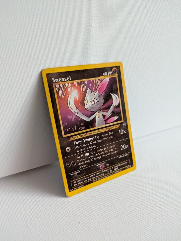 First Edition Sneasel 25/111 Neo Genesis Rare Moderately Played | eBay UK