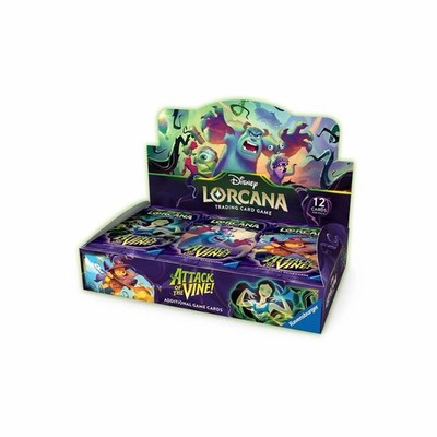 Brand New Sealed Disney Lorcana Attack of the Vine Booster Display Box