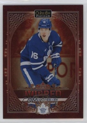 2023-24 O-Pee-Chee Platinum VIP Red Achievement 19/50 Mitch Marner #PW-MM 1q6q