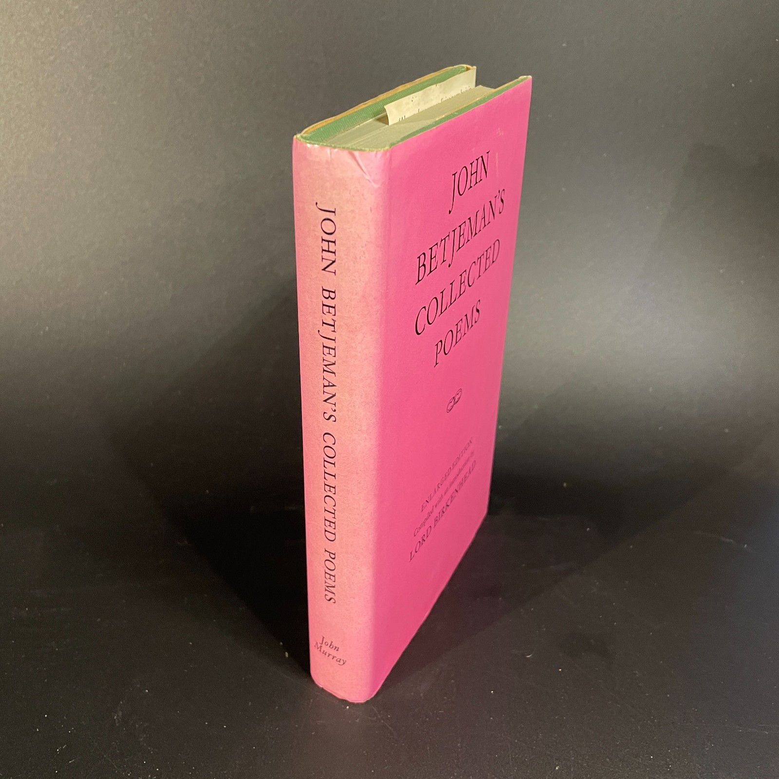 John Betjeman's Collected Poems Lord Birkenhead 1974 John Murray HB DJ