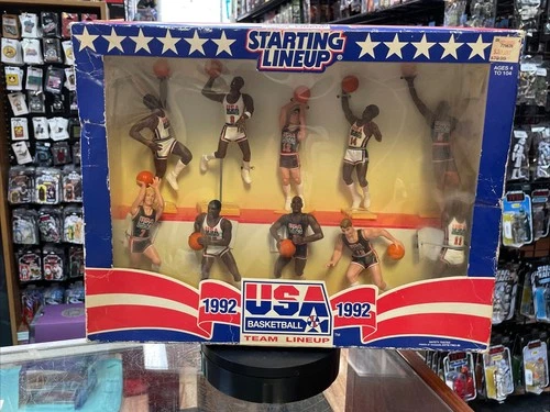 Vintage USA Basketball Team Lineup (Starting Lineup, Kenner)