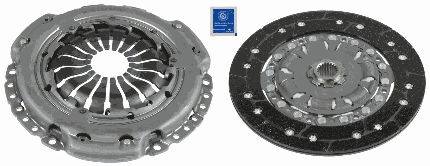 Kit d'embrayage Sachs 3000 951 989 à haute résistance thermique pour pignonerie OE 95518816