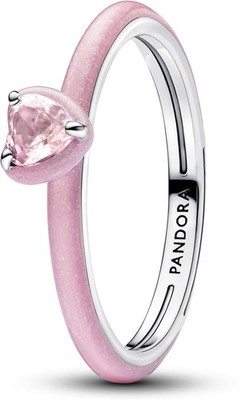 Pandora Pink Chakra Heart Ring 193088C02 Ladies Ring