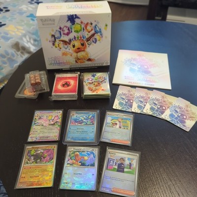 2025 Pokemon TCG Prismatic Evolutions ETB & Contents, Masterball Vaporeon & More