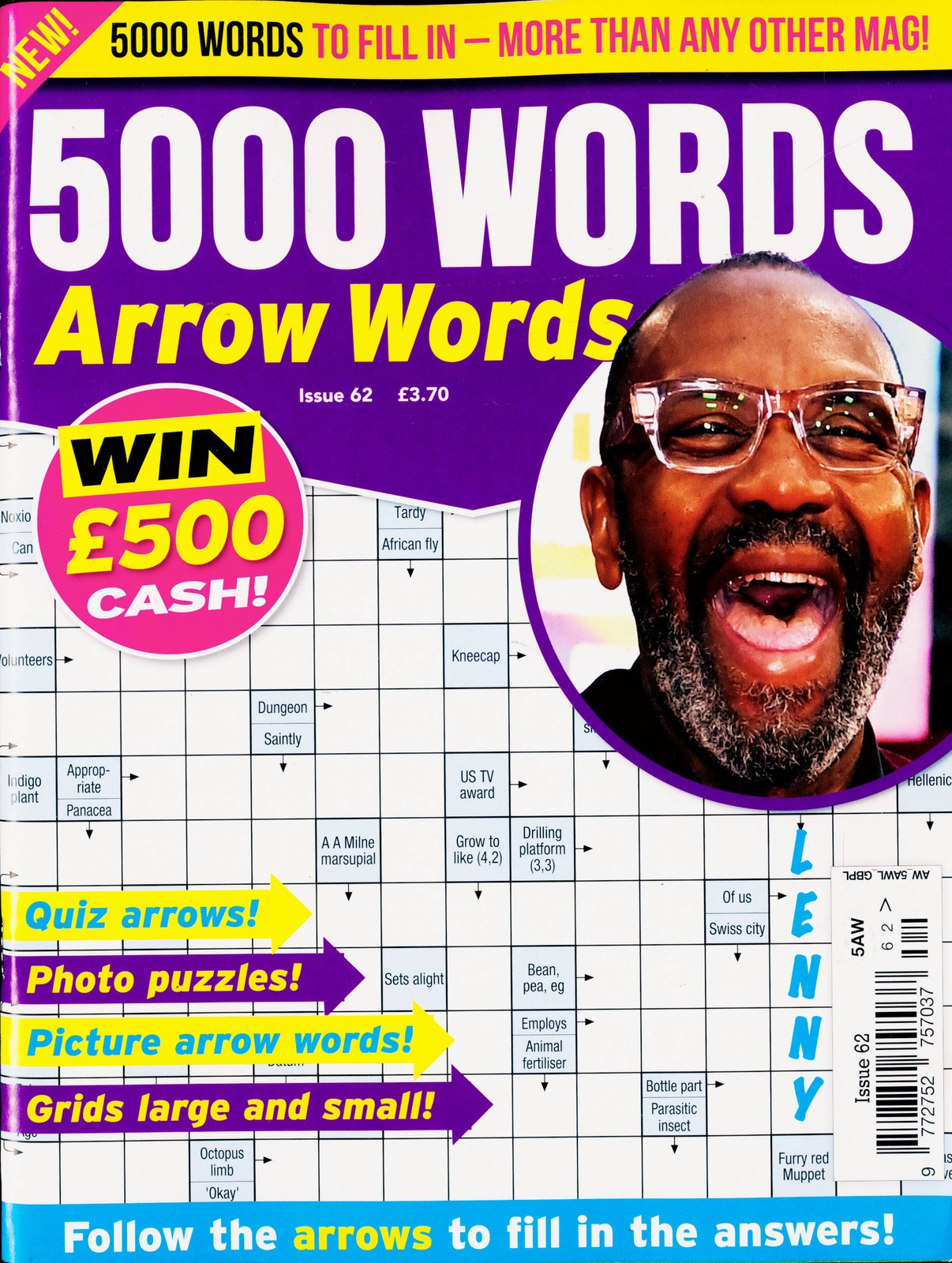 5000 WORDS ARROWWORDS MAGAZINE NO 62
