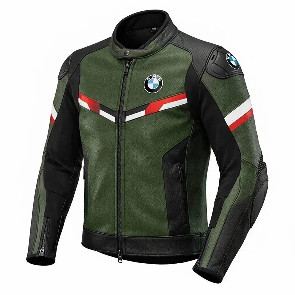 BMW Motorrad Motorbike Racing leather jacket BMW Motorcycle Biker Rider Jacket