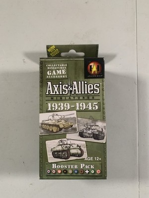 Axis & Allies Miniatures 1939-45 Booster Pack New Wizards Of The Coast 2007