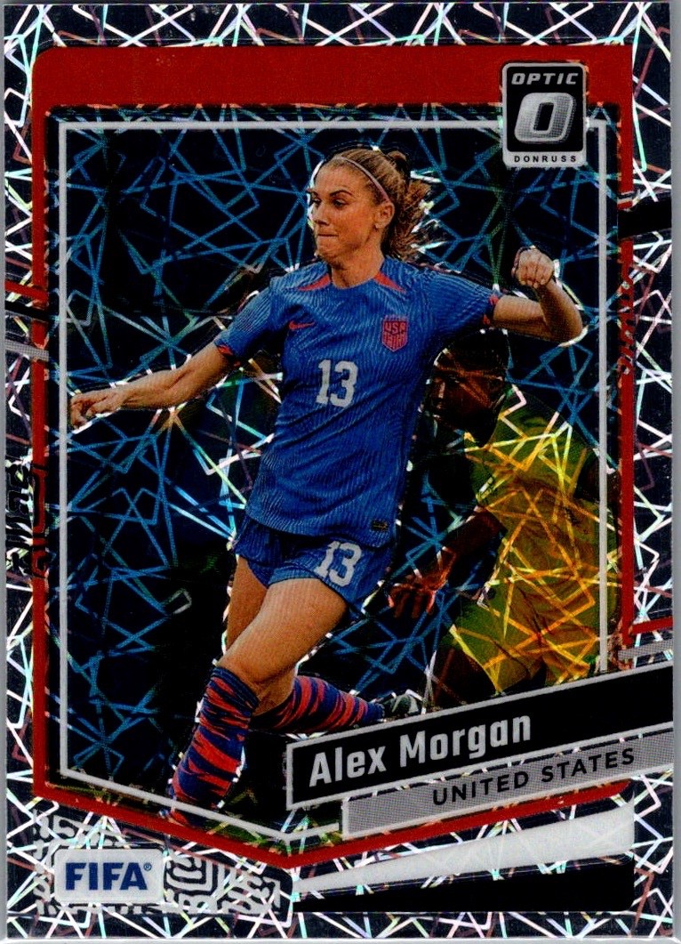 2023-24 Panini Donruss FIFA Optic Velocity Prizm #64 Alex Morgan USA