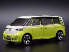 2025 25 VW VOLKSWAGEN ID BUZZ ELECTRIC CAR YELLOW 1:64 SCALE DIECAST MODEL CAR