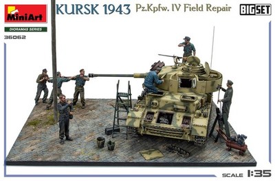 1/35 Miniart KURSK 1943 Pz.Kpfw.IV Field Repair (BIG SET)