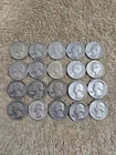 Lot Of 20 Washington Silver Quarters  $5.00 FV 90% silver-Mixed dates