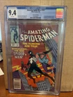 The Amazing Spider-Man #252 Cgc 9.4 Newsstand! 1st Black Costume Key!