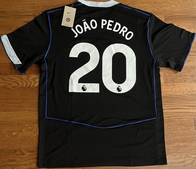 Nike Chelsea FC #20 João Pedro Black Dri-FIT Soccer Jersey 2XL | eBay