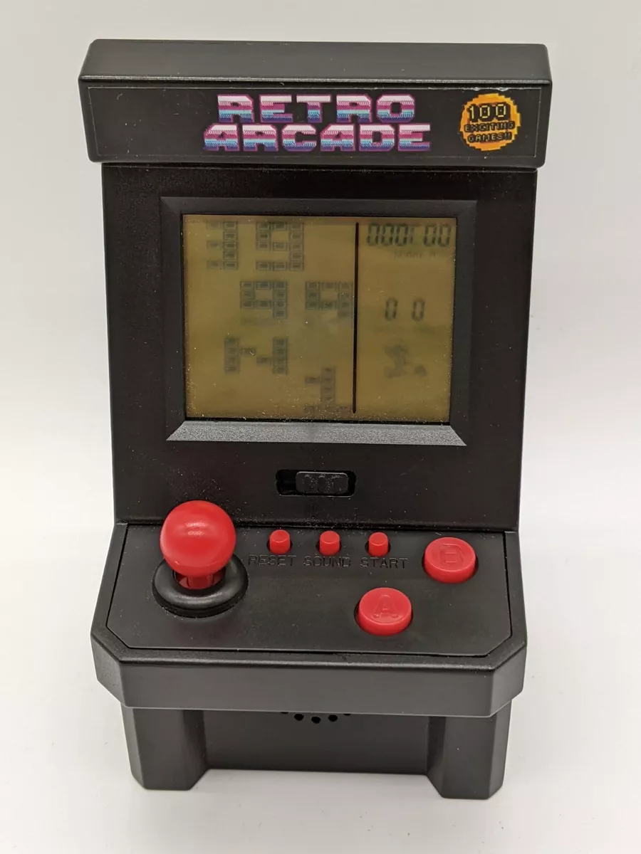 Retro Arcade 100 Exciting Games Mini Plastic Game Machine