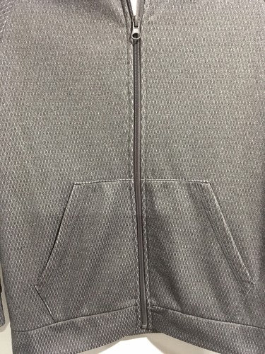 Boys Size L Large 12–14 Champion Full Zip Hoodie Gray Pockets - Picture 3 of 11