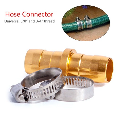 3/4" 5/8" Garden Brass Mender End Repair Kit Hose Connector Male Female KIT - Picture 3 of 10
