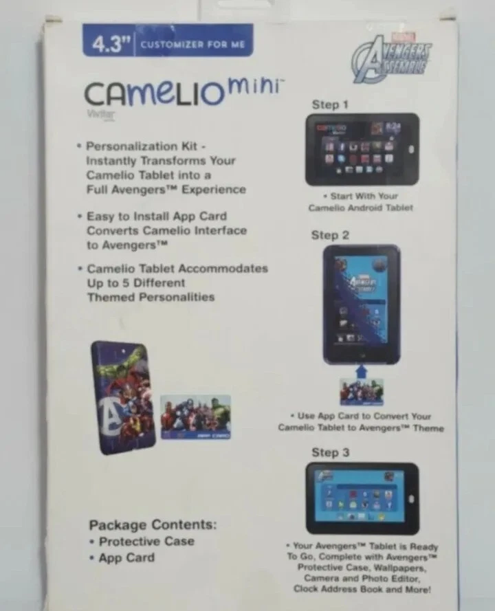 Marvel Avengers Assemble Camelio Mini Customizer Kit 4.3" Tablet Case & App Card - Image 2 of 3
